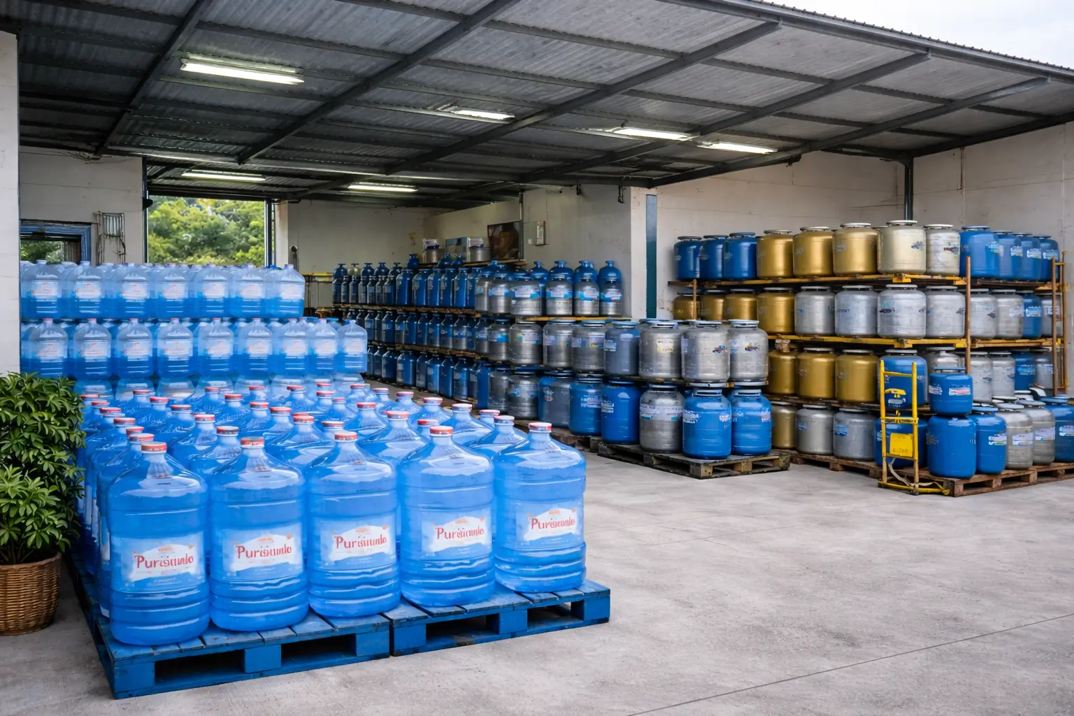 Banner Na Fonte - Água & Gás